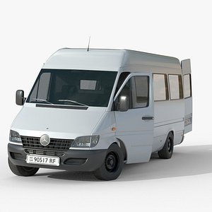 Mercedes Benz Sprinter Lowpoly Real Time