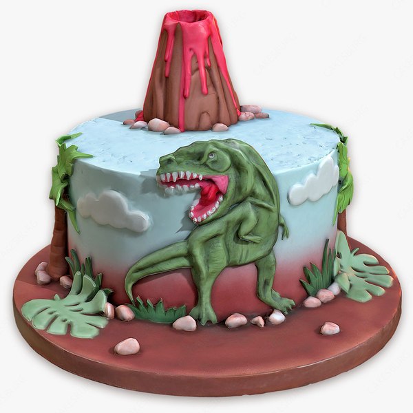 Gâteau dinosaure 3d pour un petit - Les Gâteaux de Rebecca