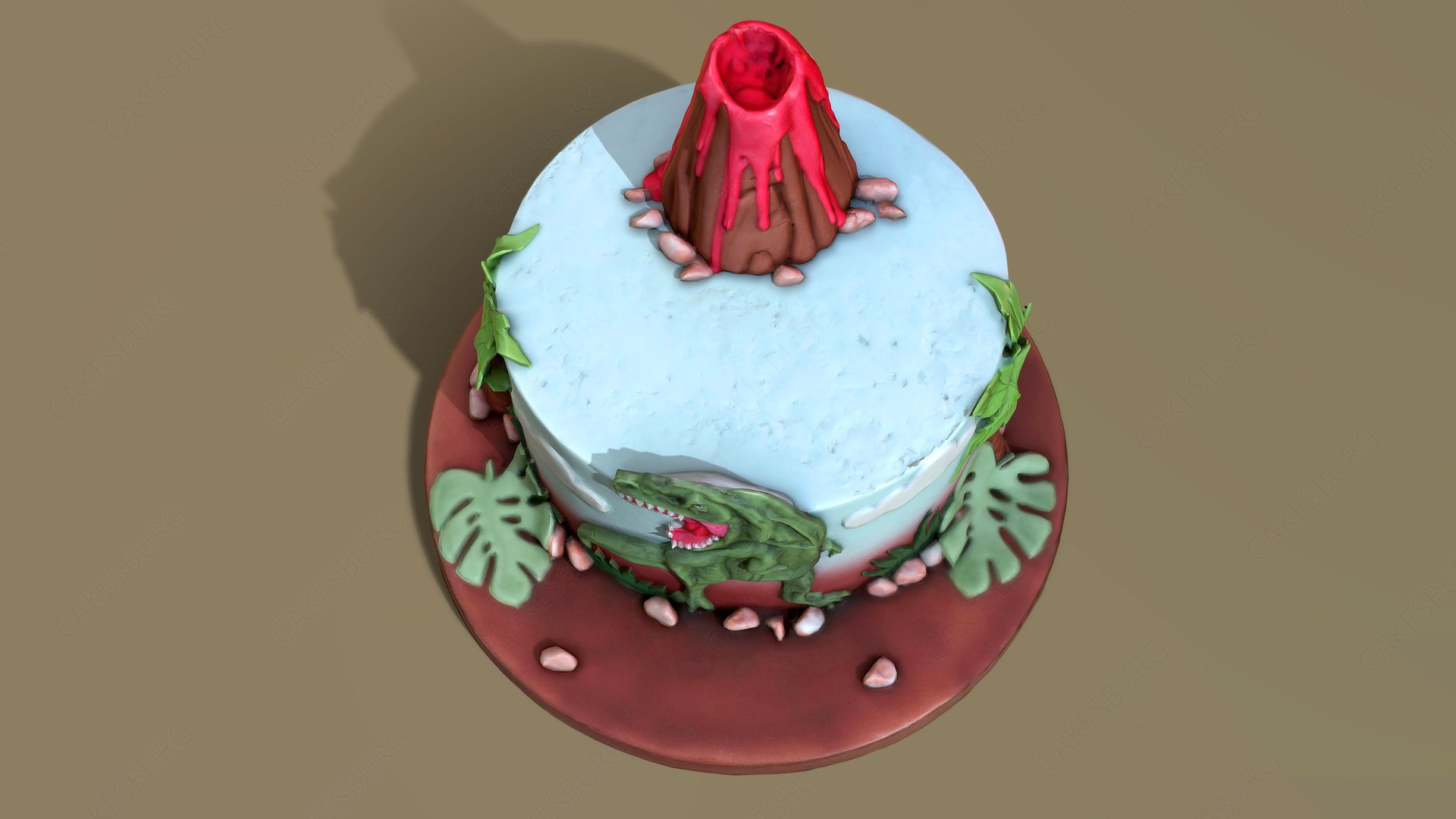 3D T-Rex Dinosaur Volcano Cake https://p.turbosquid.com/ts-thumb/N7/2req8g/sV/dinosaurvolcanocake05/jpg/1651010664/1920x1080/fit_q87/59174c6775043de5af4c07aef5208834d3e15781/dinosaurvolcanocake05.jpg