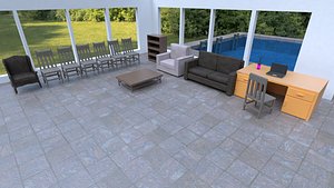 house objects blender 3D