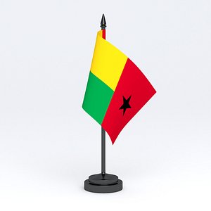 3D model Table Flag Guinea Bissau