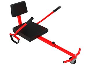 3D board hover hoverboard model