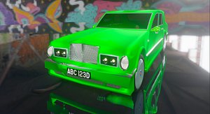 Green Bentley Arnage 2000