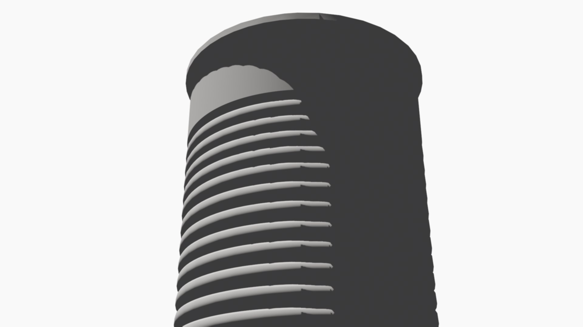 Simple Untextured Tin 3d Max