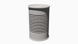 simple untextured tin 3d max