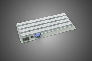 PLANT CROP FARM CULTIVATION FACTORY LAYOUT IOT SOLAR POWERED NFT model