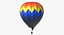 hot air balloon blimp 3D model