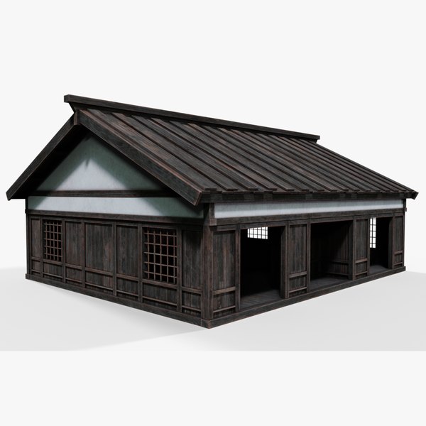 3D Japanese Warehouse model