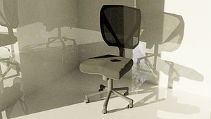 3D chair office swivel model