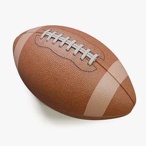 3D American Football Ball
