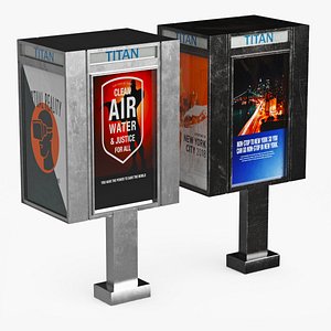 phone booth 3D