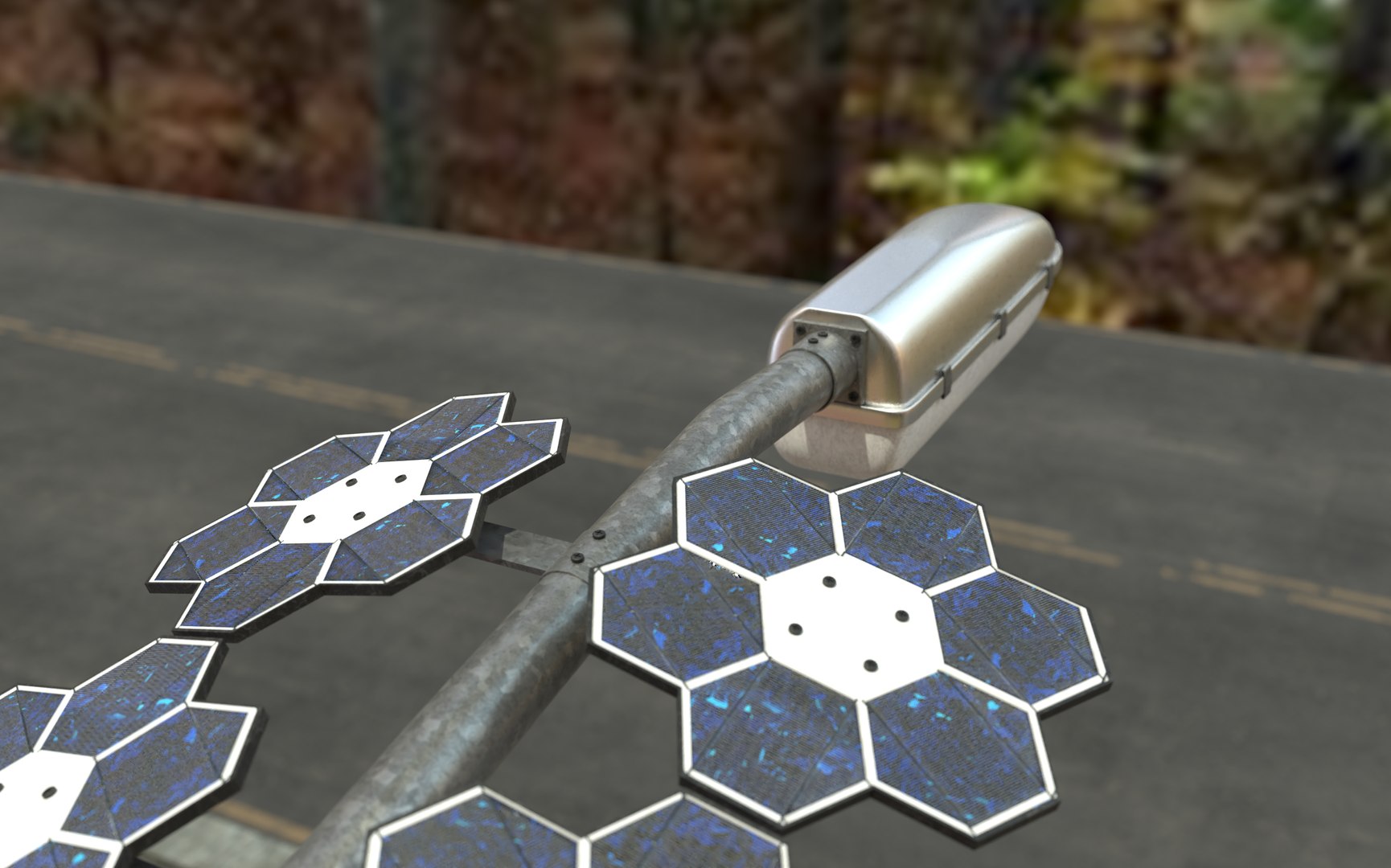 3D Fixture Solar Panels Led Lights - TurboSquid 1576580