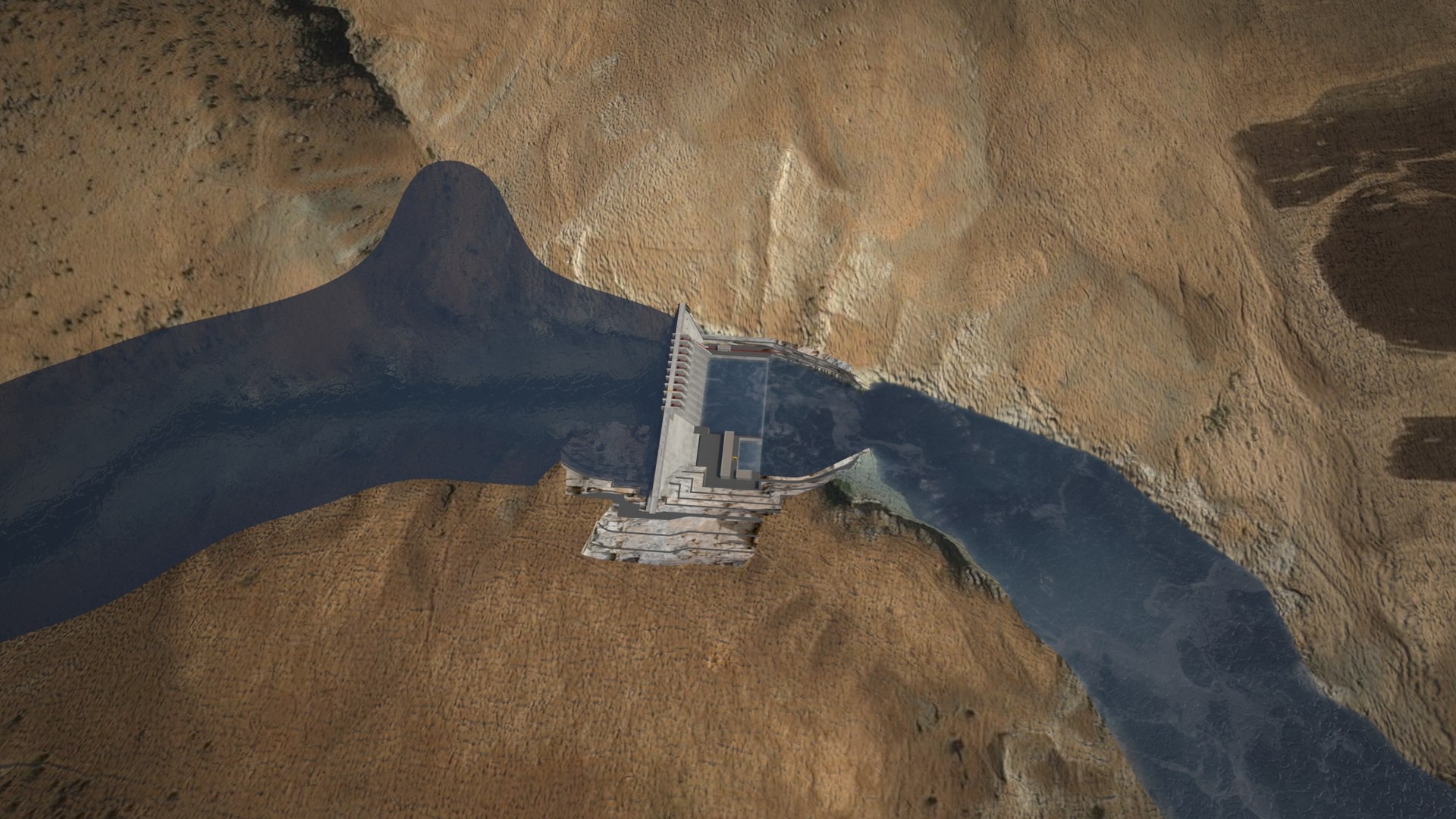 3D Model Dam - TurboSquid 1258810