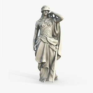 3D model Valkyre Statue