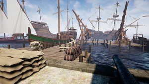 Medieval Harbor UE4