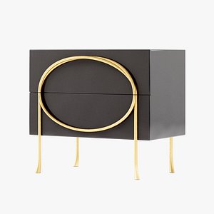 Hubert Le Gall Creole Nightstand 3D model