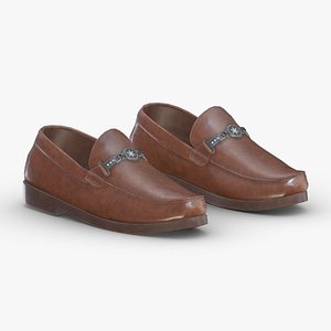 Penny Loafers Low Poly 3D model