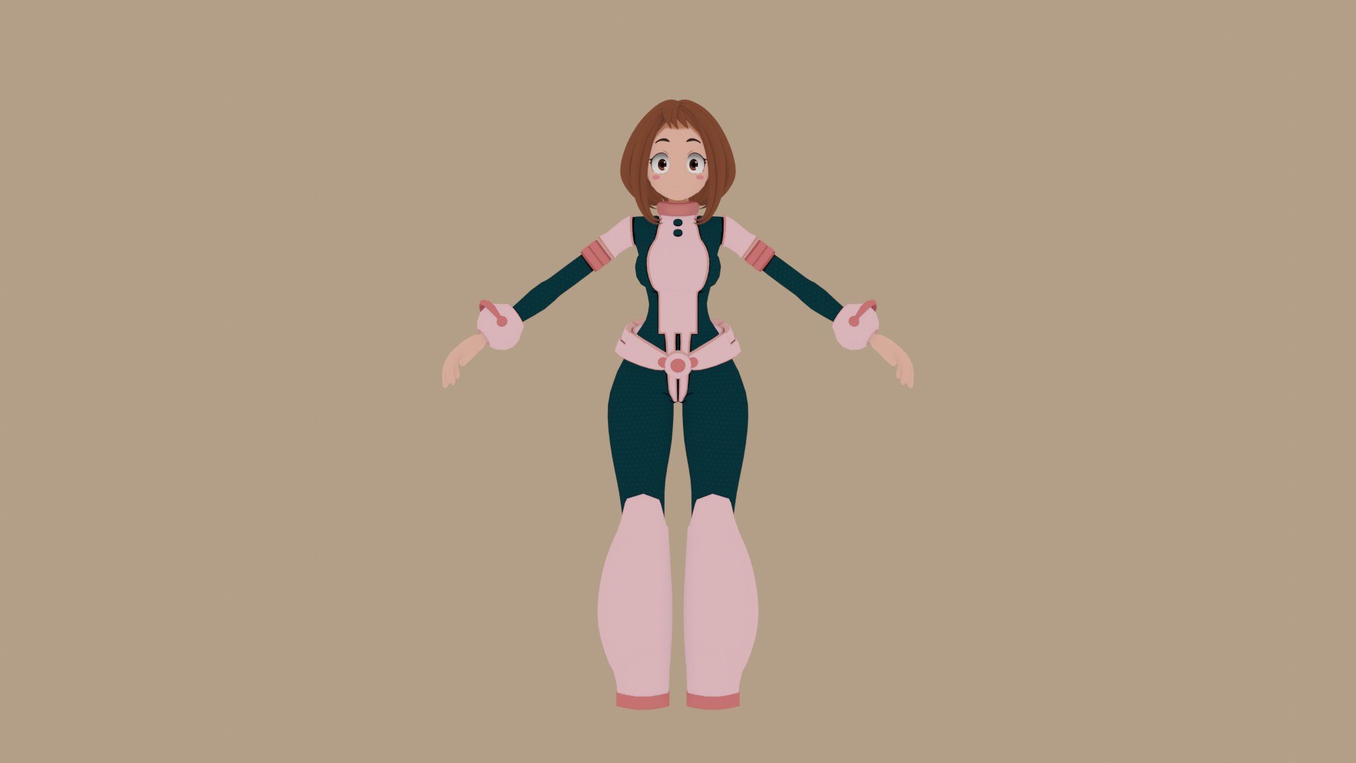 3D Uraraka Ochako - A Pose - TurboSquid 1969932