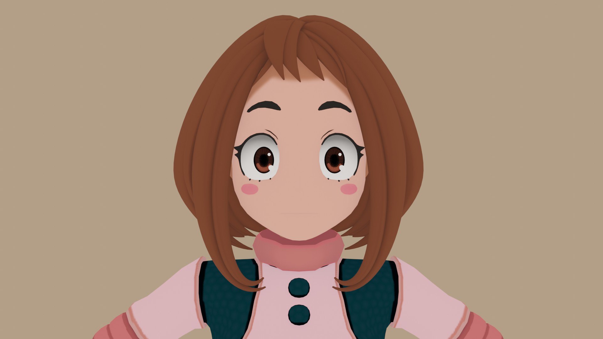 3D Uraraka Ochako - A Pose - TurboSquid 1969932