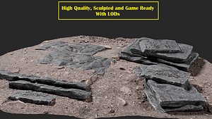 Slate Rock Slab Collection