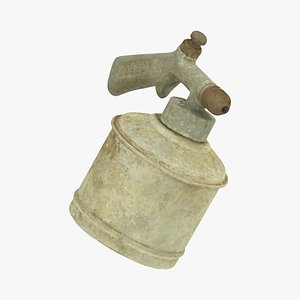 3D Old Spray Gun Raw Scanned model