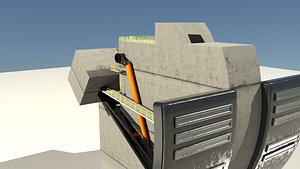 3D model dam parte