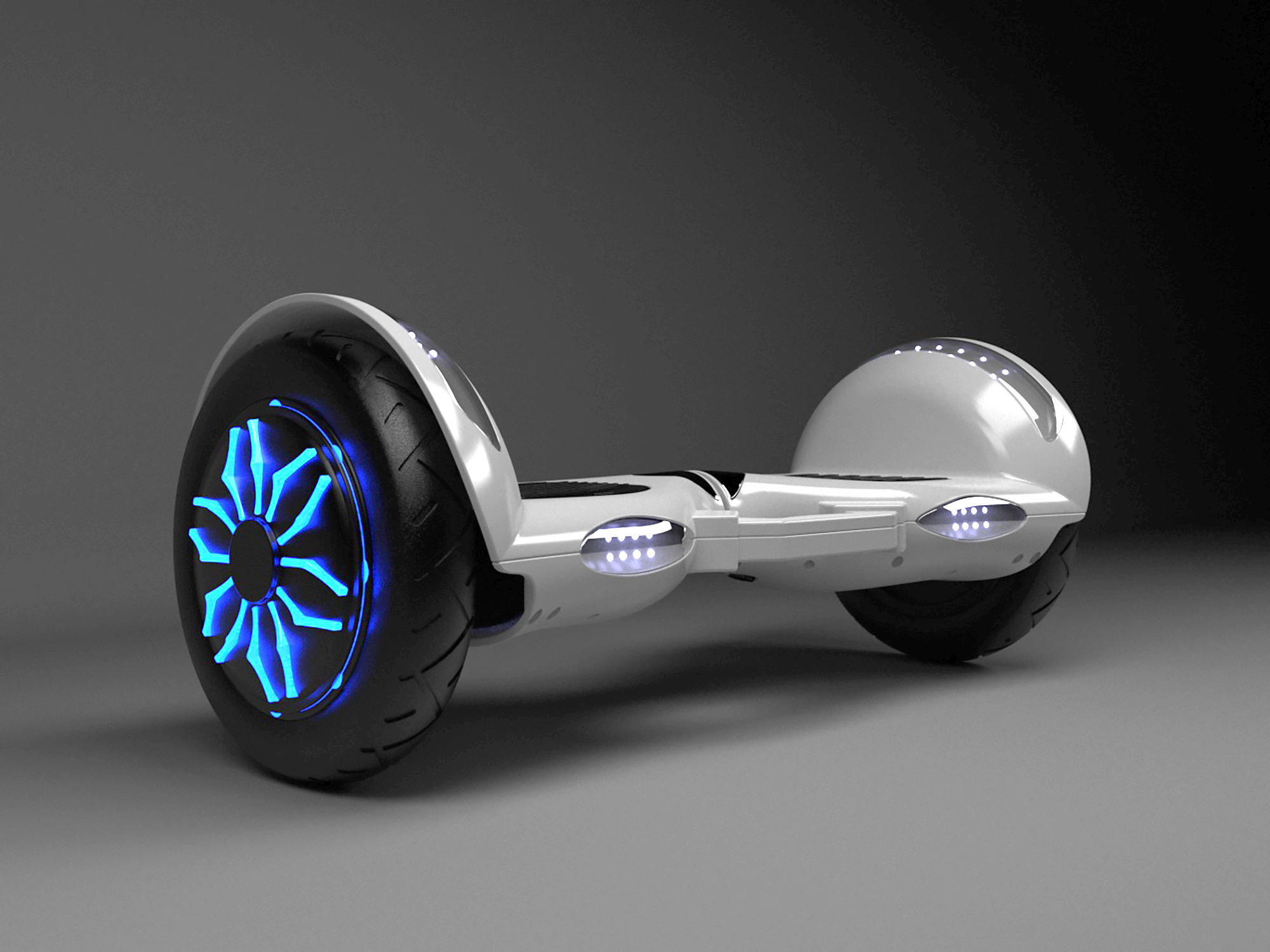 3D model Intelligent balancing car two wheel balancing car TurboSquid