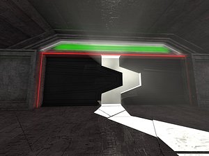 hangar space 3d model