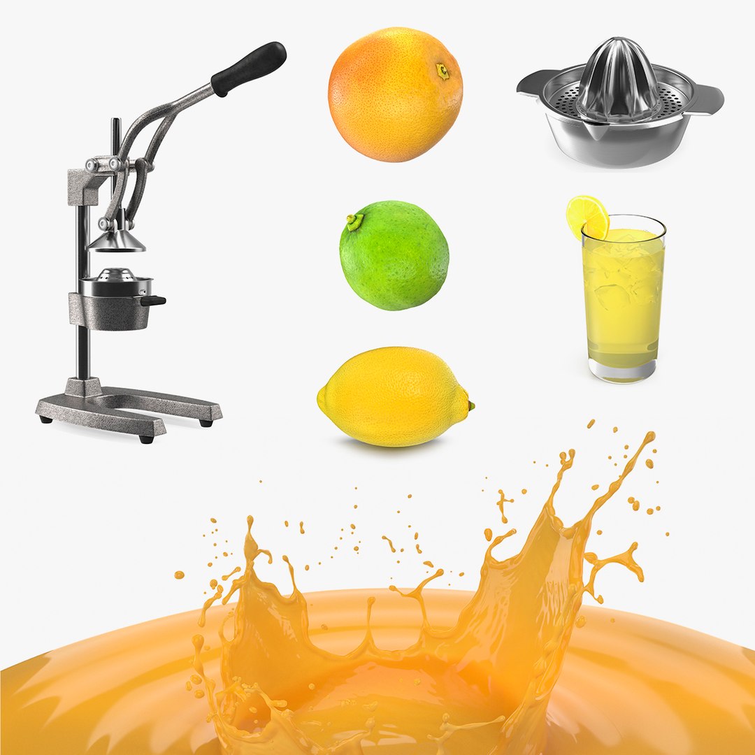 Juice Equipment Collection 2 3D model preview