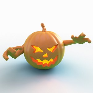 halloween pumpkin 3D