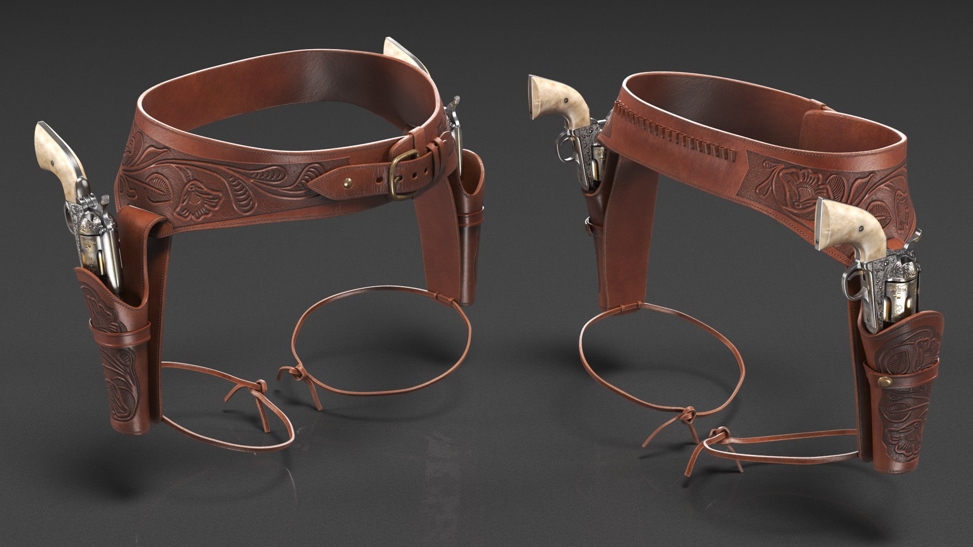 3D model Leather Double Gun Belt with Guns https://p.turbosquid.com/ts-thumb/N8/LXgmf0/ci/leatherdoublegunbeltwithgunsmb3dmodel010/jpg/1629149408/1920x1080/fit_q87/f38ae5439702b580771b7e14b07c8a9a2270951f/leatherdoublegunbeltwithgunsmb3dmodel010.jpg