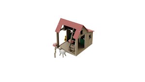 Wooden Farmyard 3D model