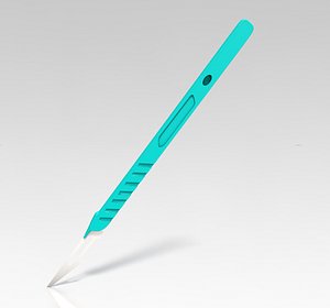 scalpel doctor hospital 3d model