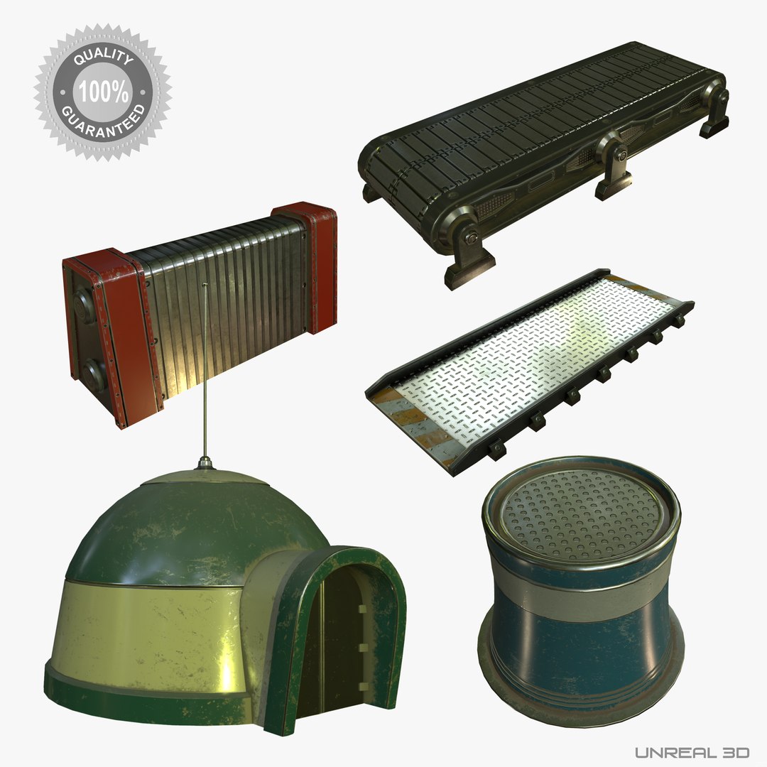 3d Ma Sci-fi Props