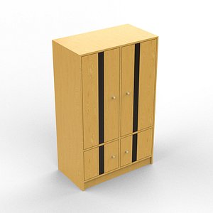 minimalist wardobe 3D model