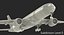 Airbus A350-900 Emirates Air Line Rigged 3D Model