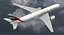 Airbus A350-900 Emirates Air Line Rigged 3D Model