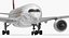 Airbus A350-900 Emirates Air Line Rigged 3D Model