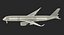 Airbus A350-900 Emirates Air Line Rigged 3D Model