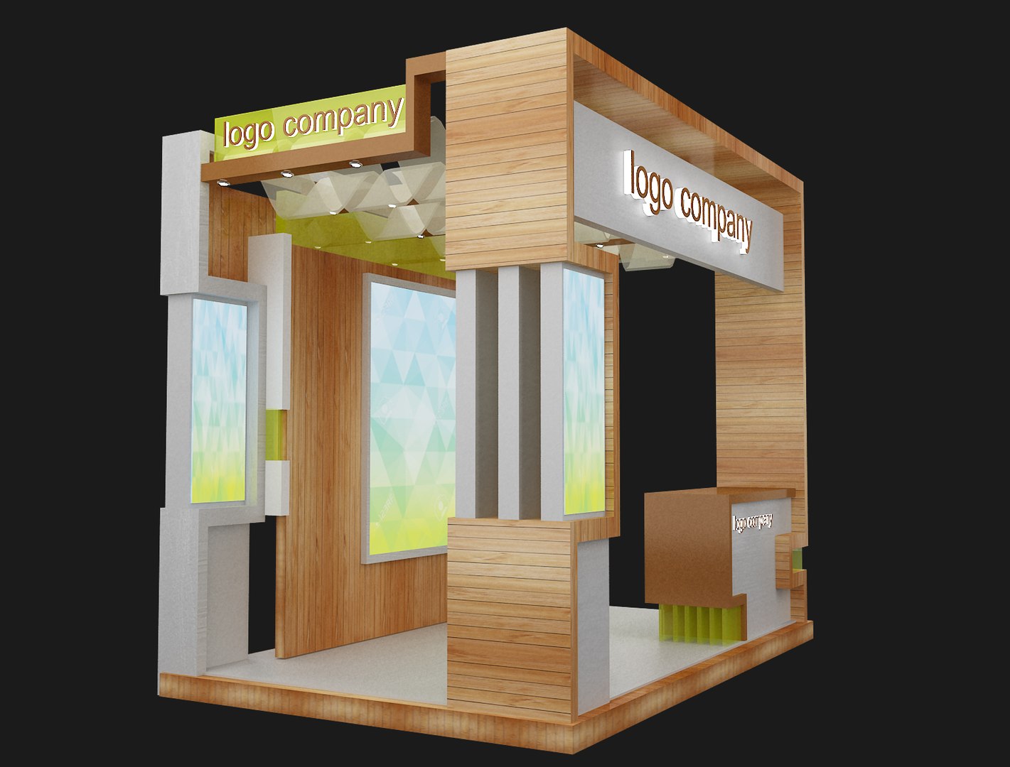 Stand Exhibition Booth 3d Model Turbosquid 1225338 