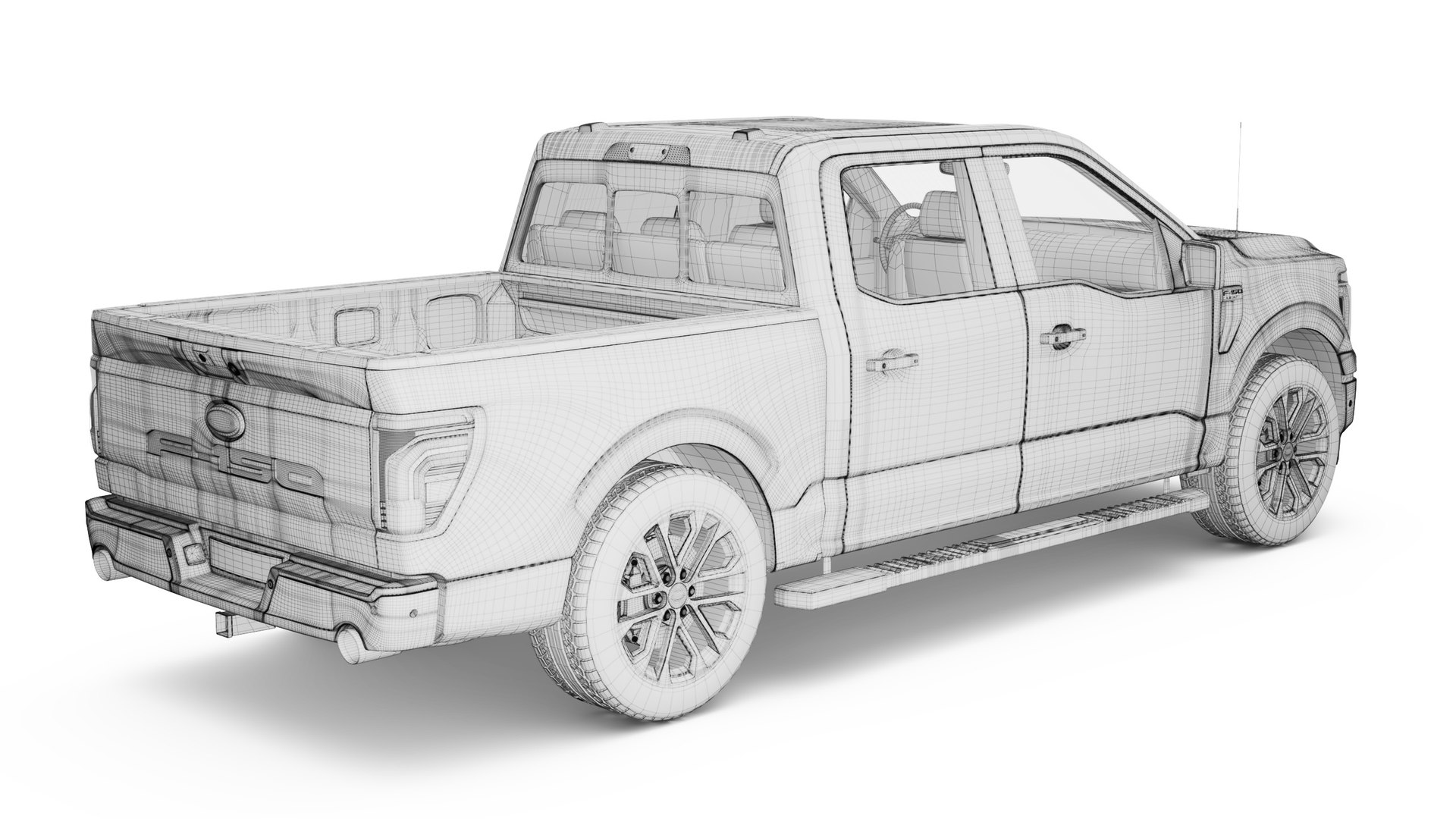 2024 Ford F-150 LARIAT 3D model - TurboSquid 2145374