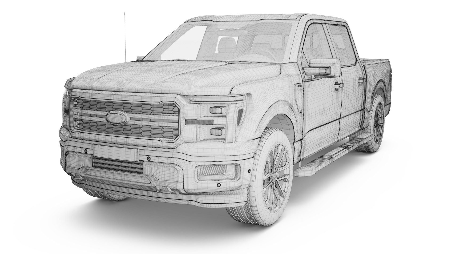 2024 Ford F-150 LARIAT 3D model - TurboSquid 2145374