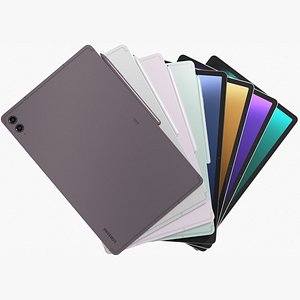 3D Samsung Galaxy Tab S9 FE Plus All Colors
