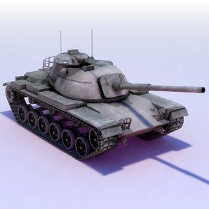 3d model m60a3 tank m60 gun