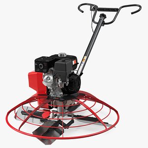 Concrete Power Trowel Machine Red