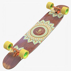 3D Longboard 03 d