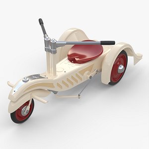 Vintage Pedal Car 3D model