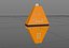 Diamond UFO Glowing Orange Par Deans Products