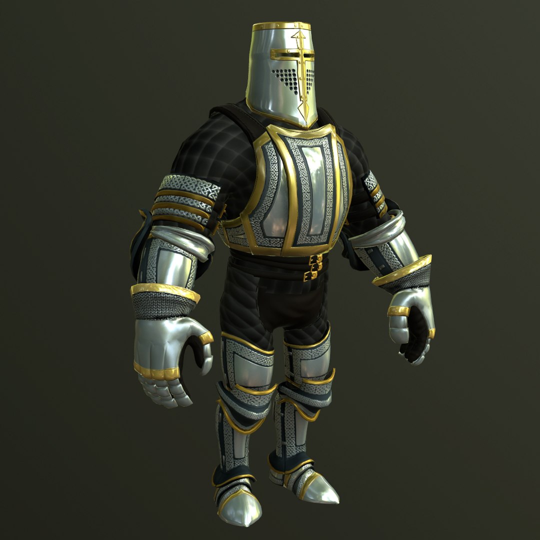 3d model knight series