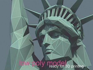 Statue of Liberty LOW POLY